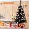 Costway 3ft. Unlit Matte Black Artificial Christmas Tree